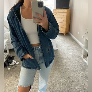 Flannel Lined Denim Jacket